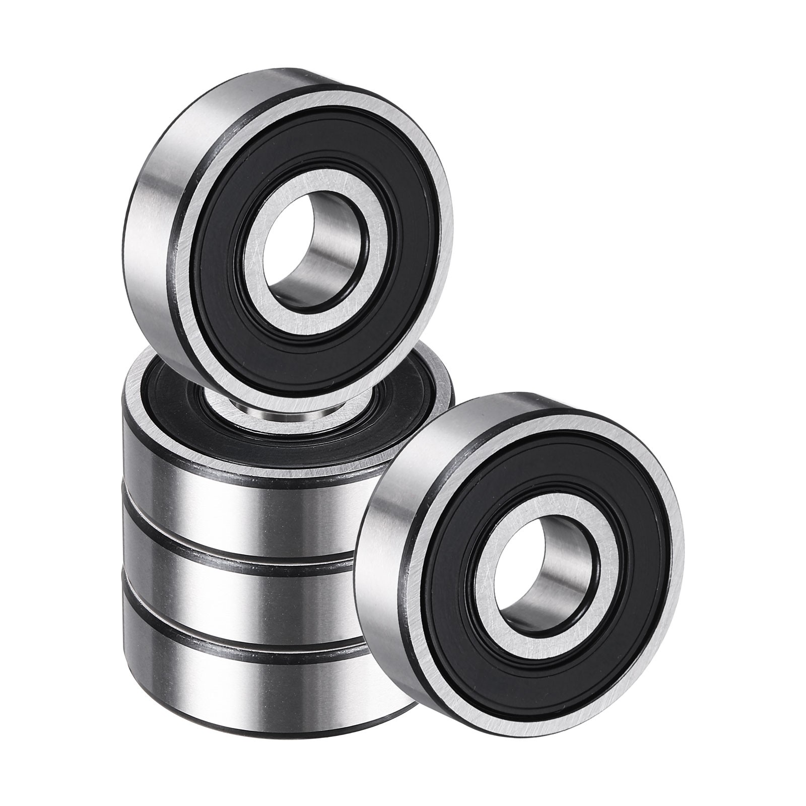 5 Pack 9 x 26 x 8mm 629 2RS Deep Groove Ball Bearings, ABEC5