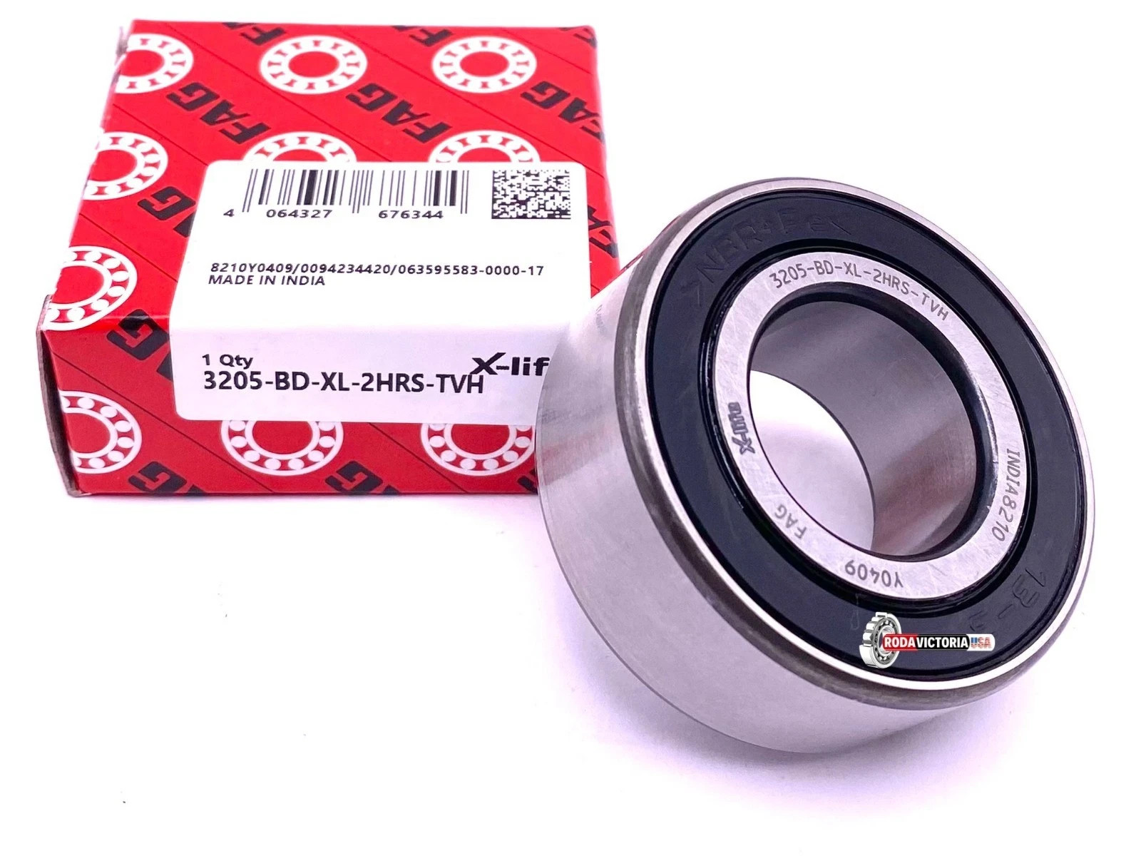 FAG 3205 BD XL 2HRS TVH C3 Angular Contact Ball Bearing 25x52x20.6 mm