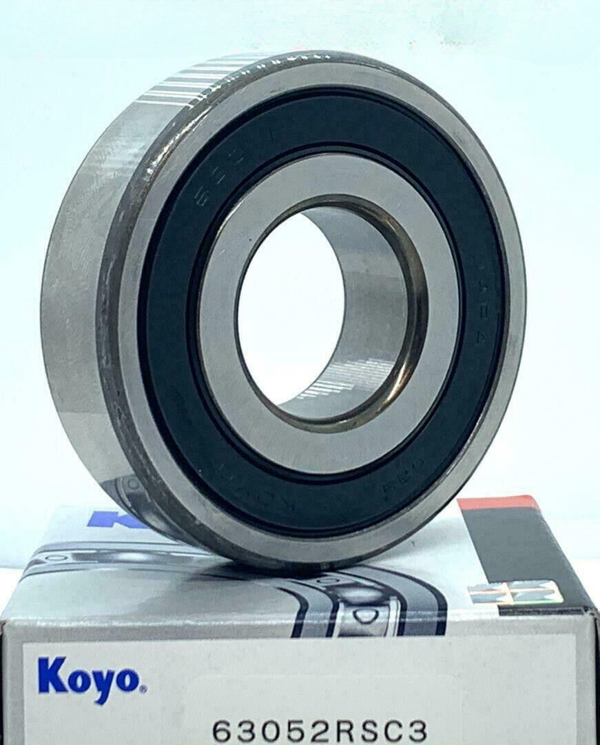 KOYO 6305 2RS C3 Deep Groove Ball Bearings, Rubber Sealed 25x62x17 mm