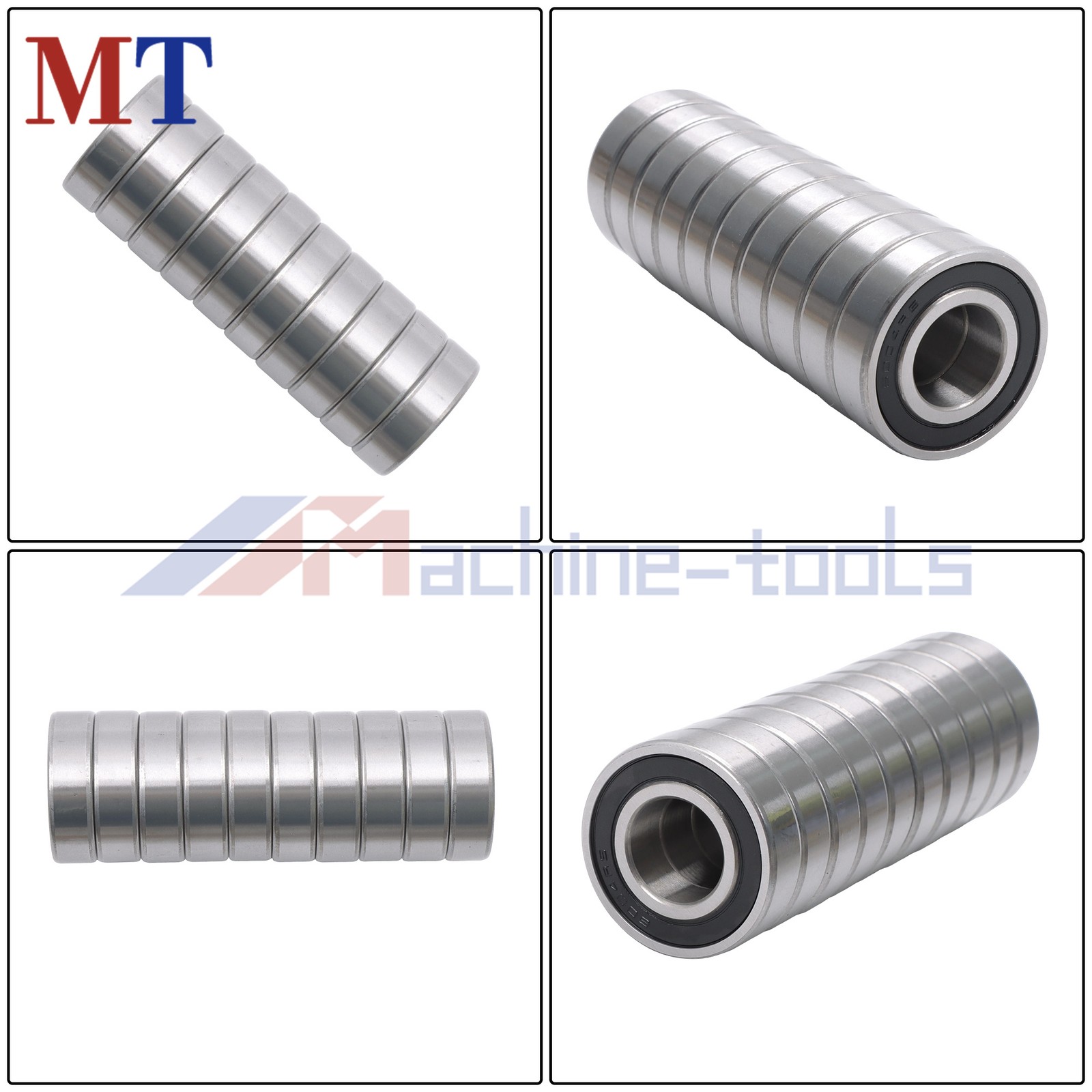 10 Pcs 6004-2RS C3 Bearing 20x42x12mm Premium Rubber Sealed Industrial Grade