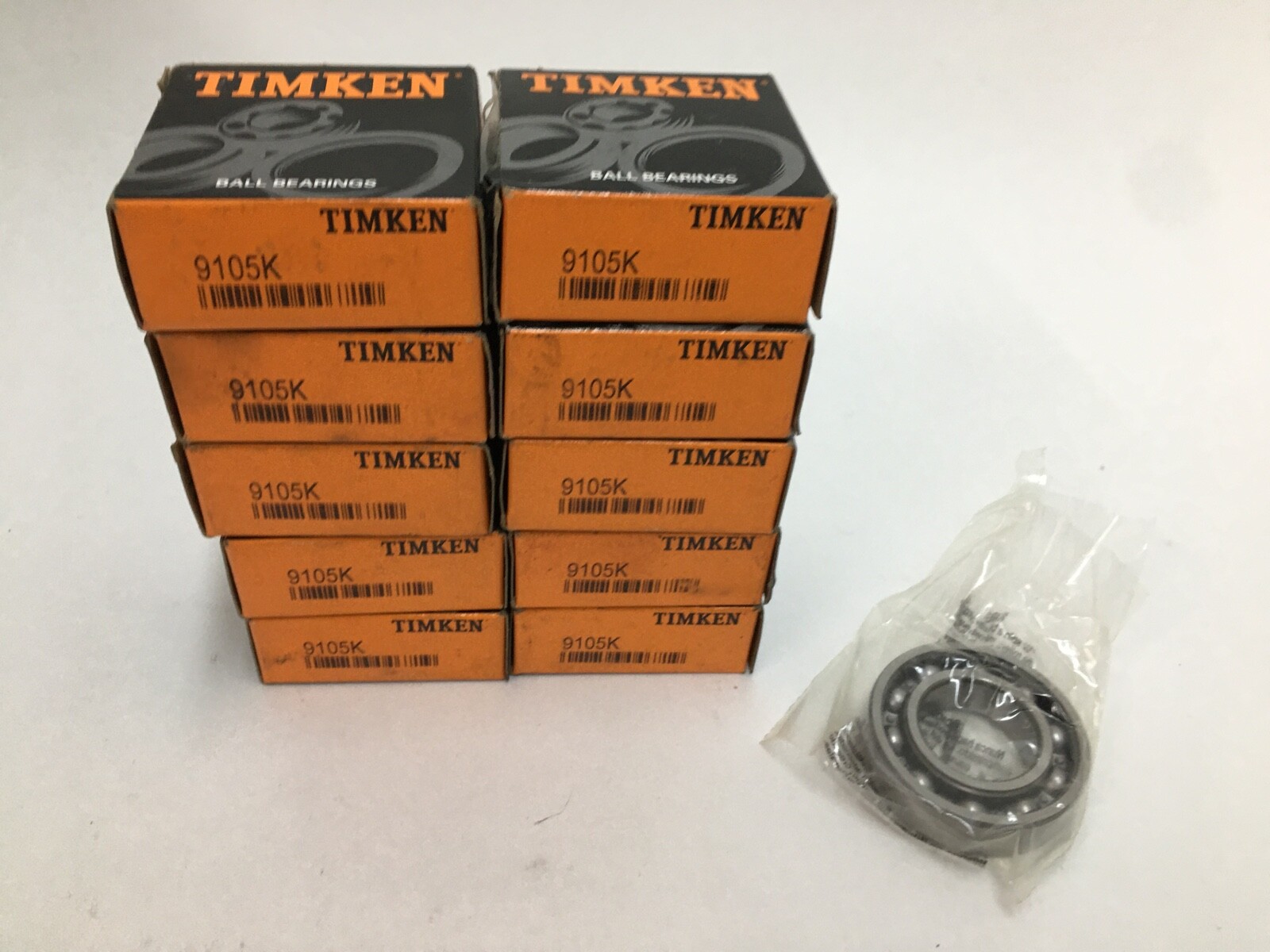 TIMKEN 9105K Bearing Open 25x47x12 mm 9105-K 6005 Japan 10 pcs
