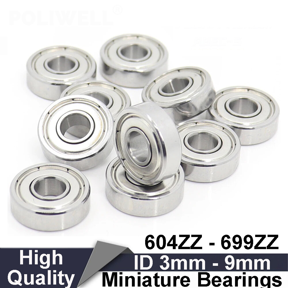 Bearings Miniature Series ZZ Metal Shielded ID 3mm 4mm 5mm 6mm 7mm 8mm 9mm