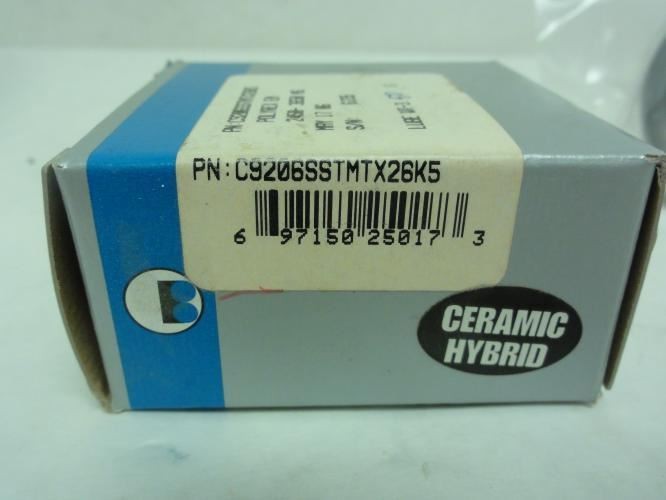 207733 New In Box; Barden C9206SSTMTX26K5 Spindle Bearing 30mmID; 62mmOD