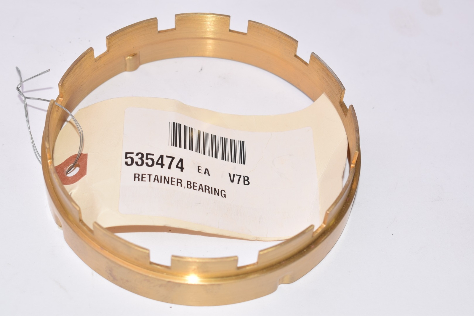 NEW PART: 535474, D-3750-330-1400, BRASS RETAINER BEARING, 4-5/8”