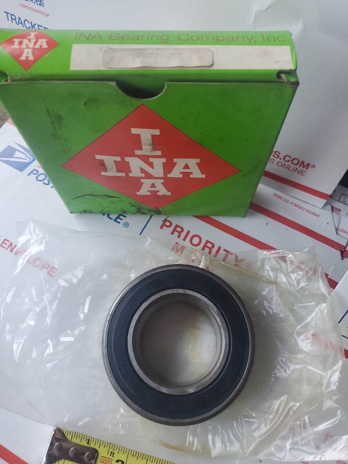 INA 3211-2RS 55mm X 100mm X 33.3mm Sealed Angular Bearing NEW, B3