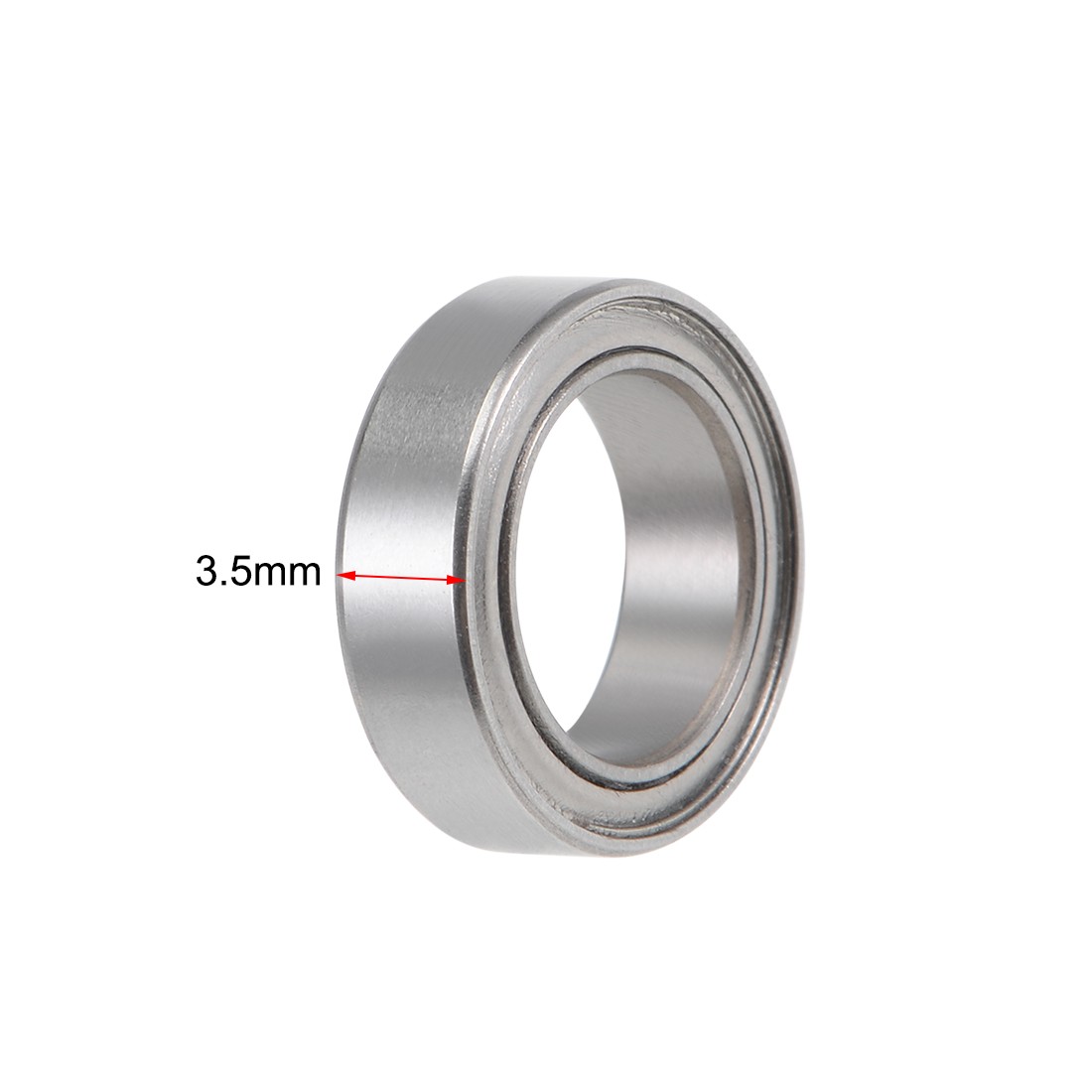 SMR128ZZ Ball Bearings 8x12x3.5mm Double Shielded Stainless Steel 5pcs