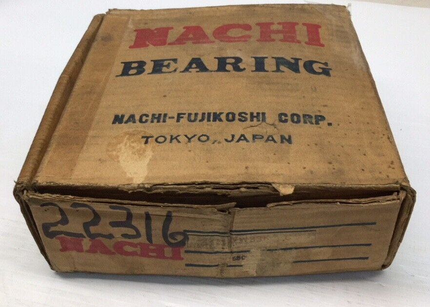 Nachi 22316EW33KC3 Spherical Roller Bearing 80mm ID 170mm OD 58mm W Tapered Bore