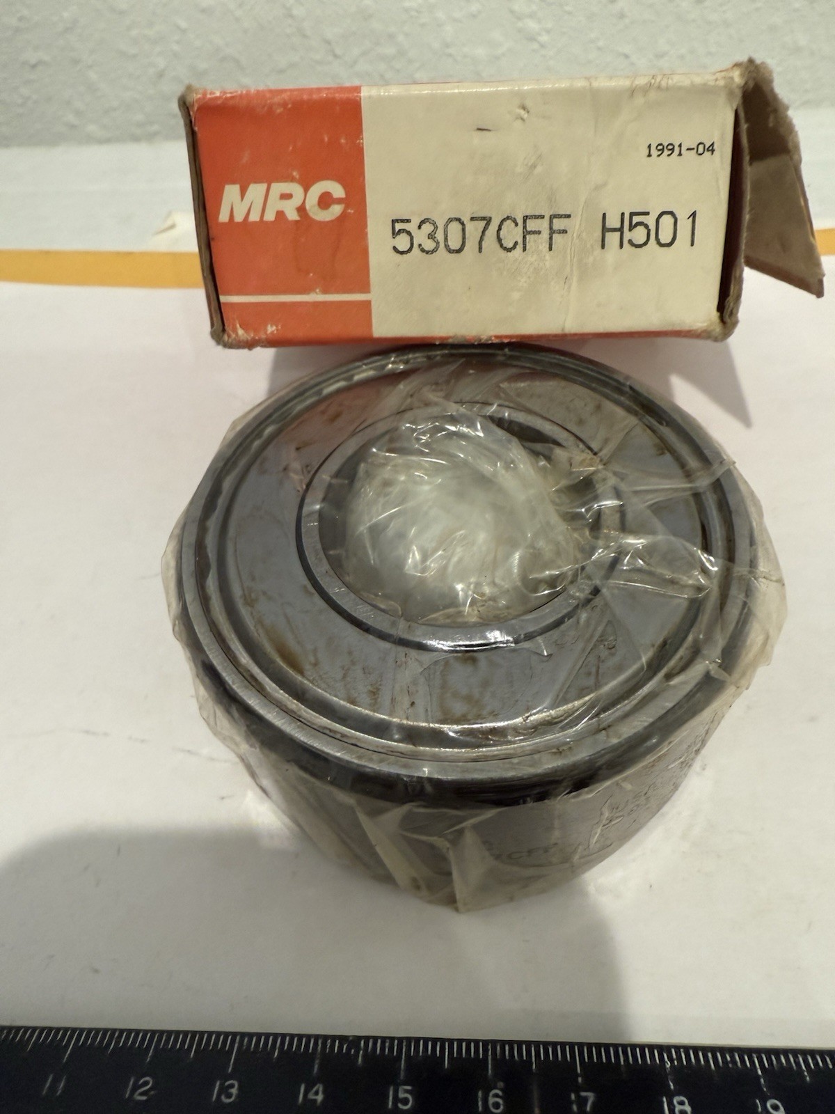 New MRC 5307CFF H501 Angular Contact Bearing, 35MM ID, 80MM OD, 1.375″ Wide