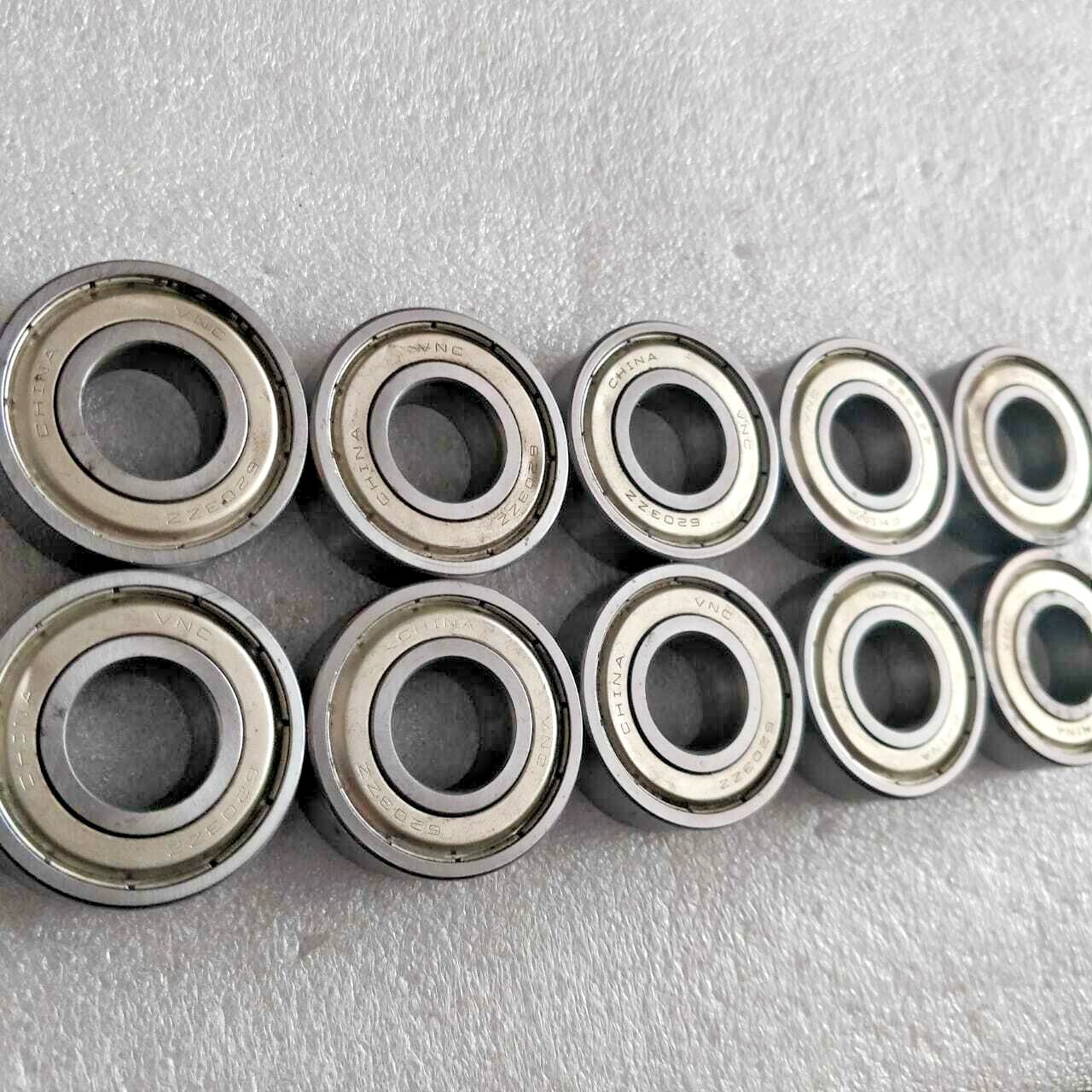 6203 ZZ Single Row Deep Groove Ball Bearing 17X40X12 MM USED VNC Lot Of 100 Pc