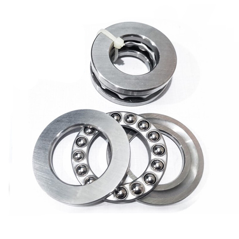 440 Stainless Steel Thrust Ball Bearing Three Parts Bearings S511 / S512 Series