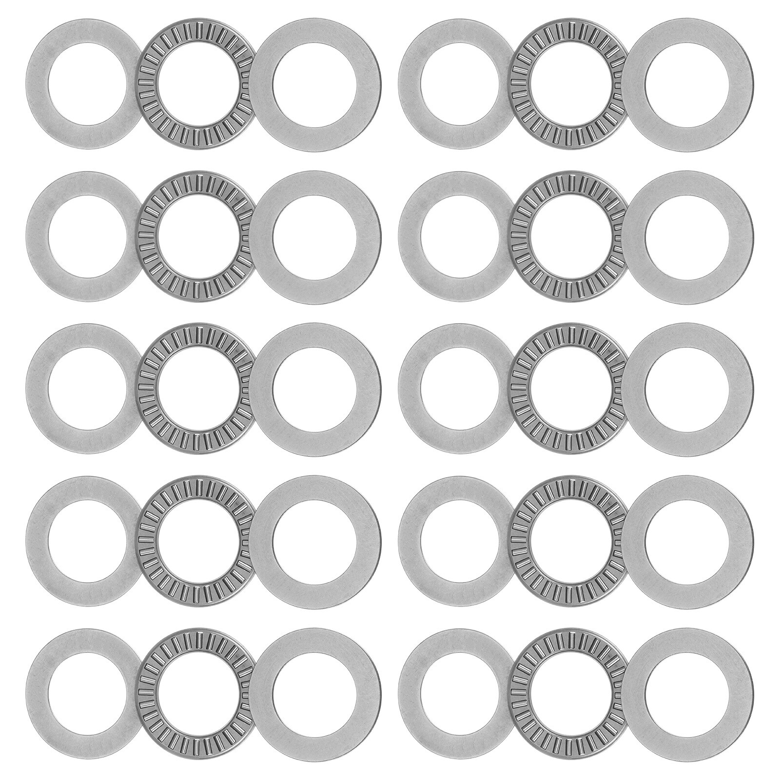 10pcs NTA1423 Thrust Needle Roller Bearings 7/8″x1-7/16″x5/64″ with Washers