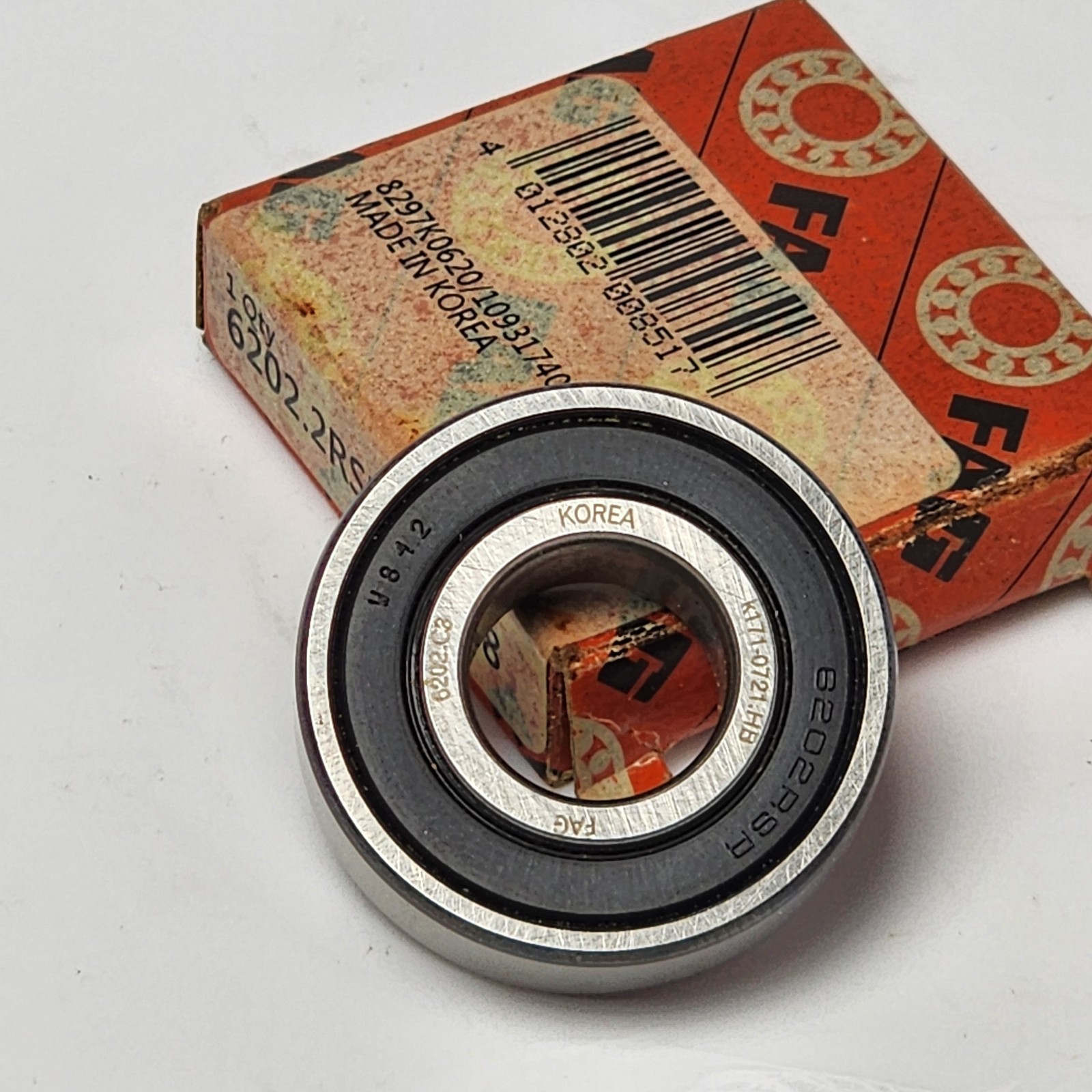 New FAG 6202 2RSR C3 L38 / 6202-2RSR-C3-L38 Ball Bearing 15x35x11mm