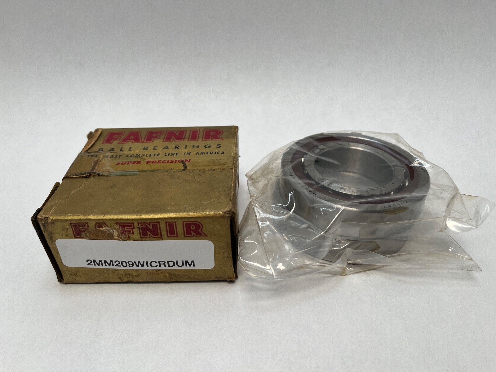 Fafnir 2MM209WICR-DUM Bearing 45x85x19 mm 7209-C 2MM-209-WI-CR-DUM USA 2 Pcs
