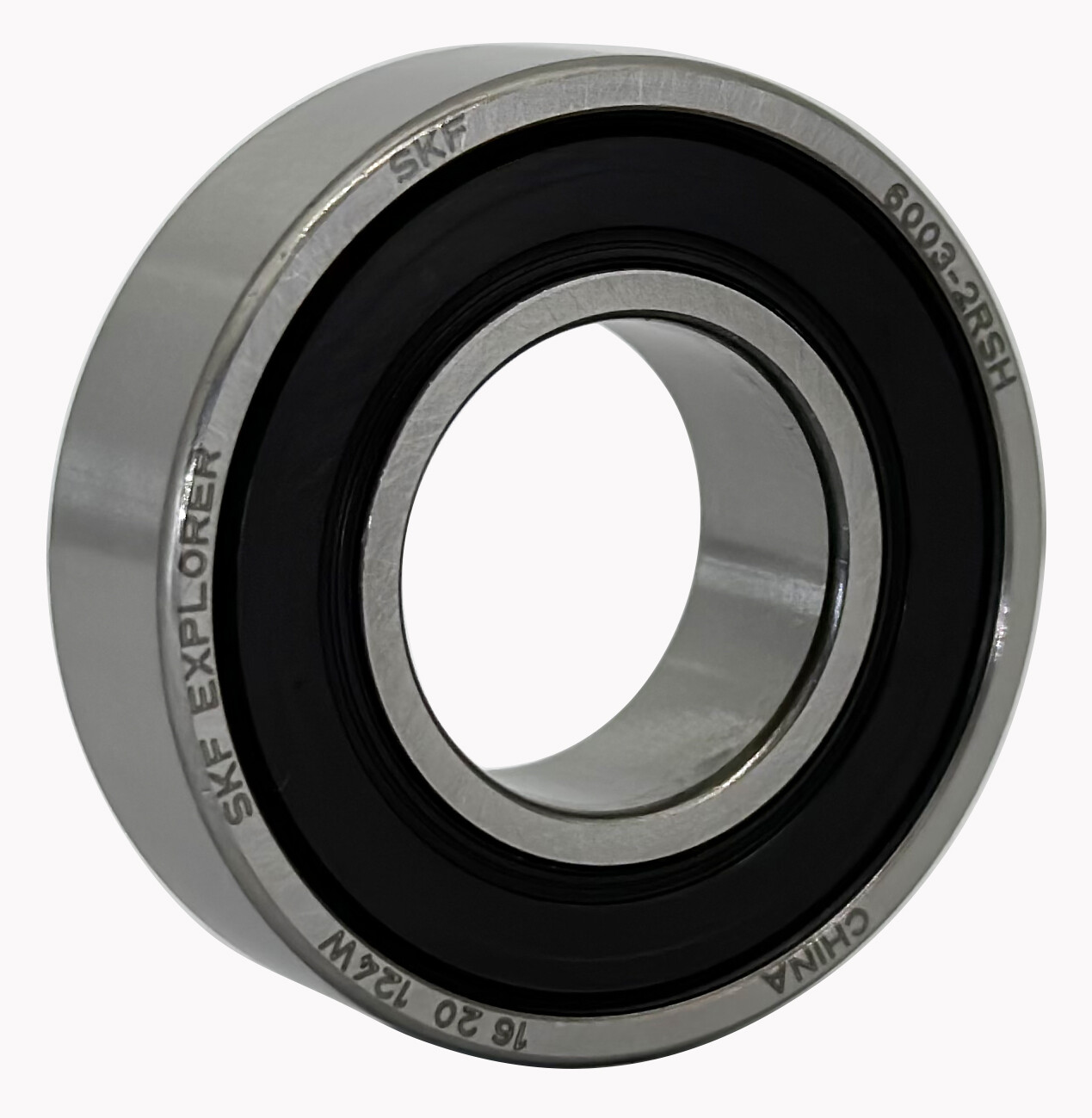 (2 PACK) SKF 6003-2RSH 17X35X10MM Double Rubber Seal Ball Bearings