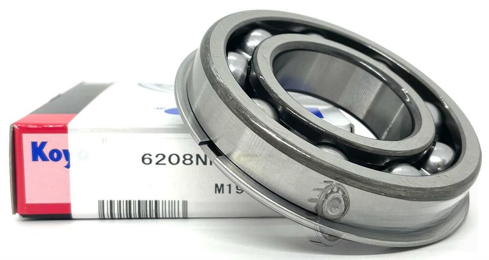 NEW KOYO 6208 NR BALL BEARING, SNAP RING 40x80x18mm FAST SHIPPING