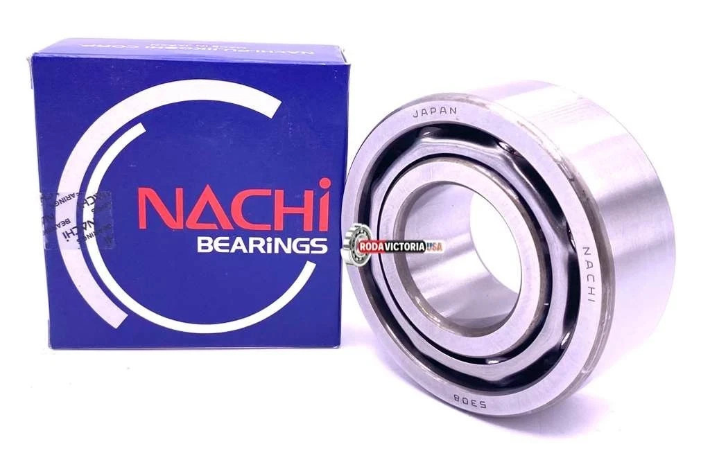 NACHI Japan 5308 Angular Contact Ball Bearing, Open, No Seals 40x90x36.5 mm