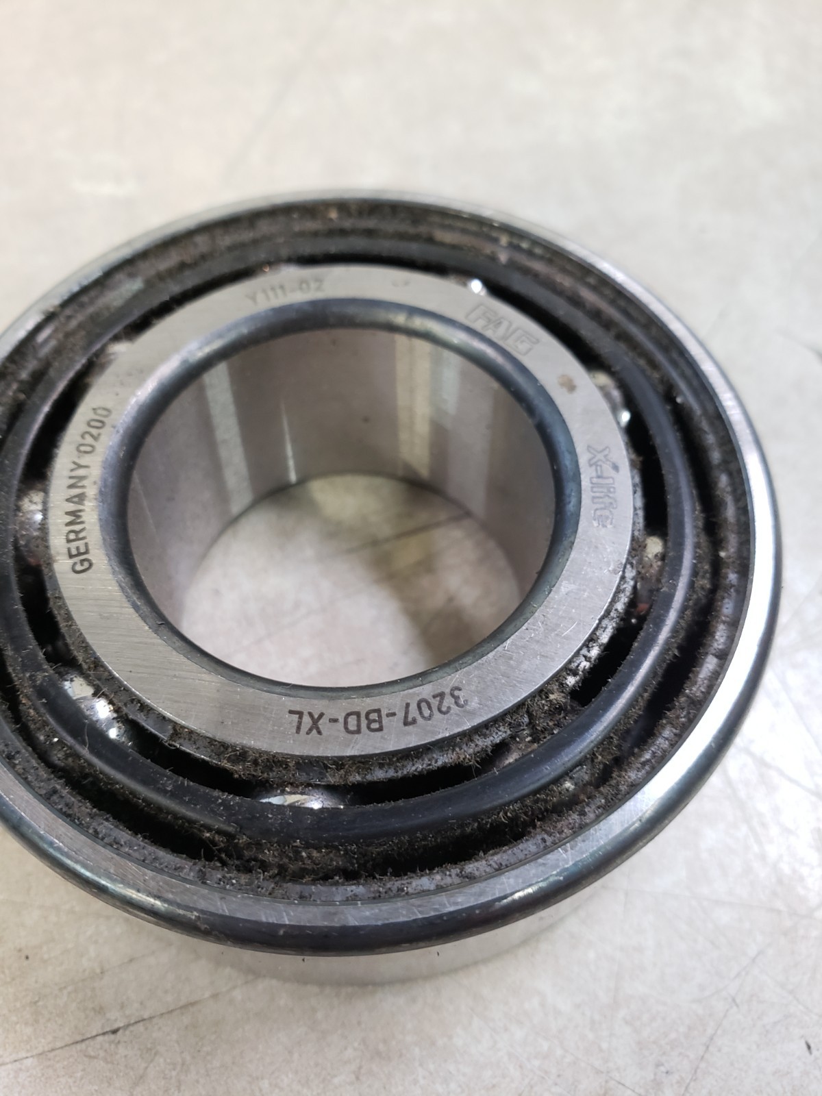 FAG (Schaeffler) 3207-BD-XL Double Row Angular Contact Bearing USED