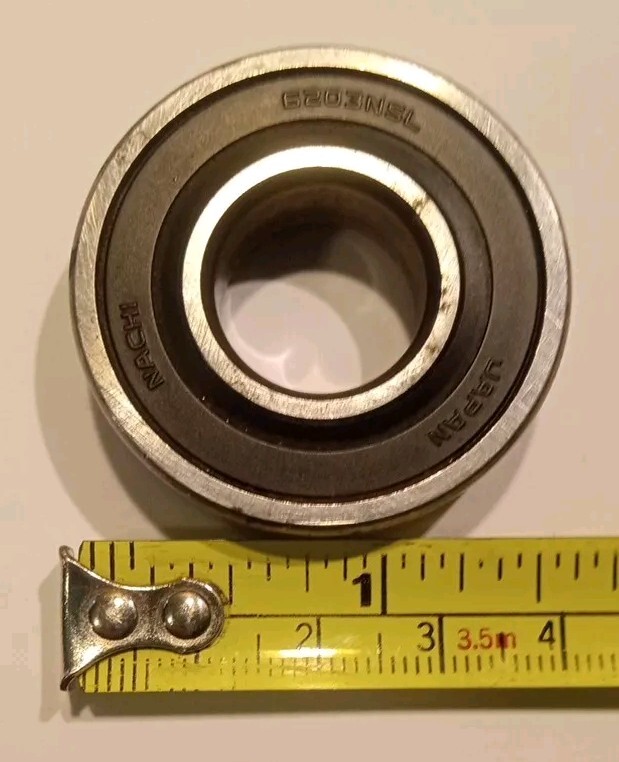 Nachi 6203NSL Sealed Single Row Ball Bearing New Old Stock No Box Made in Japan