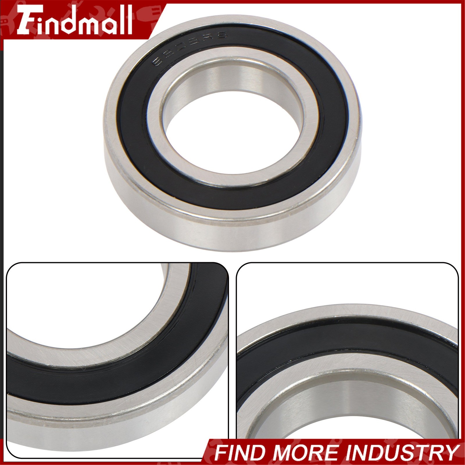 Findmall 6209-2RS Deep Groove Bearings 10 Pack 45mm x85mm x19mm Rubber Sealed
