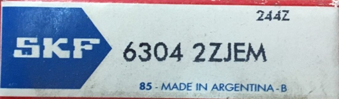 6304-2Z C3 (JEM) SKF Sealed Bearing 20x52x15 (mm)