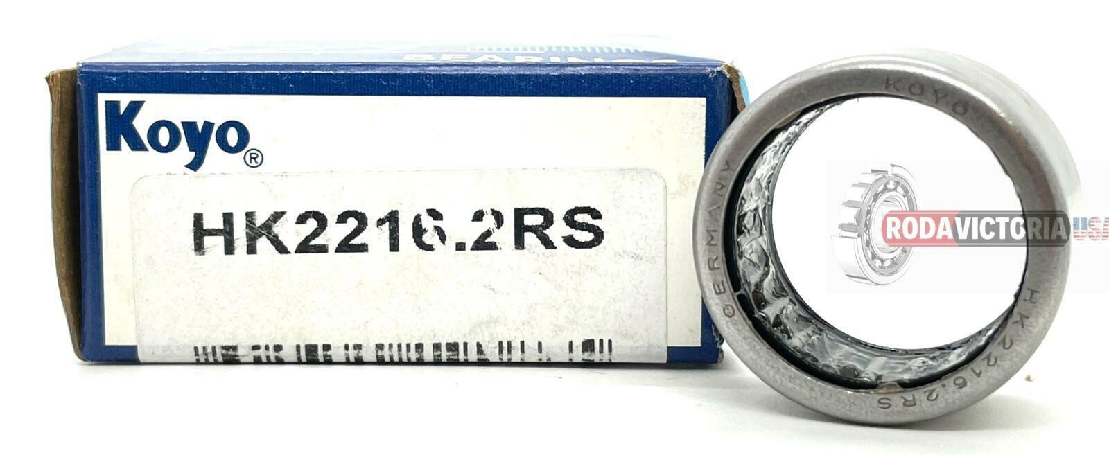 KOYO HK2216-2RS Drawn Cup Needle Roller Bearing Premium Brand GERMANY 22x28x16mm