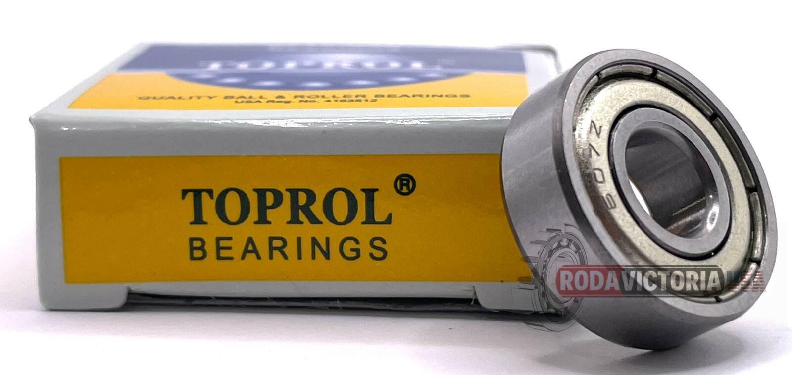 TOPROL 607 ZZ Single Row Deep Groove Ball Bearing, (SKF, NTN, Fag, Koyo, Timken)