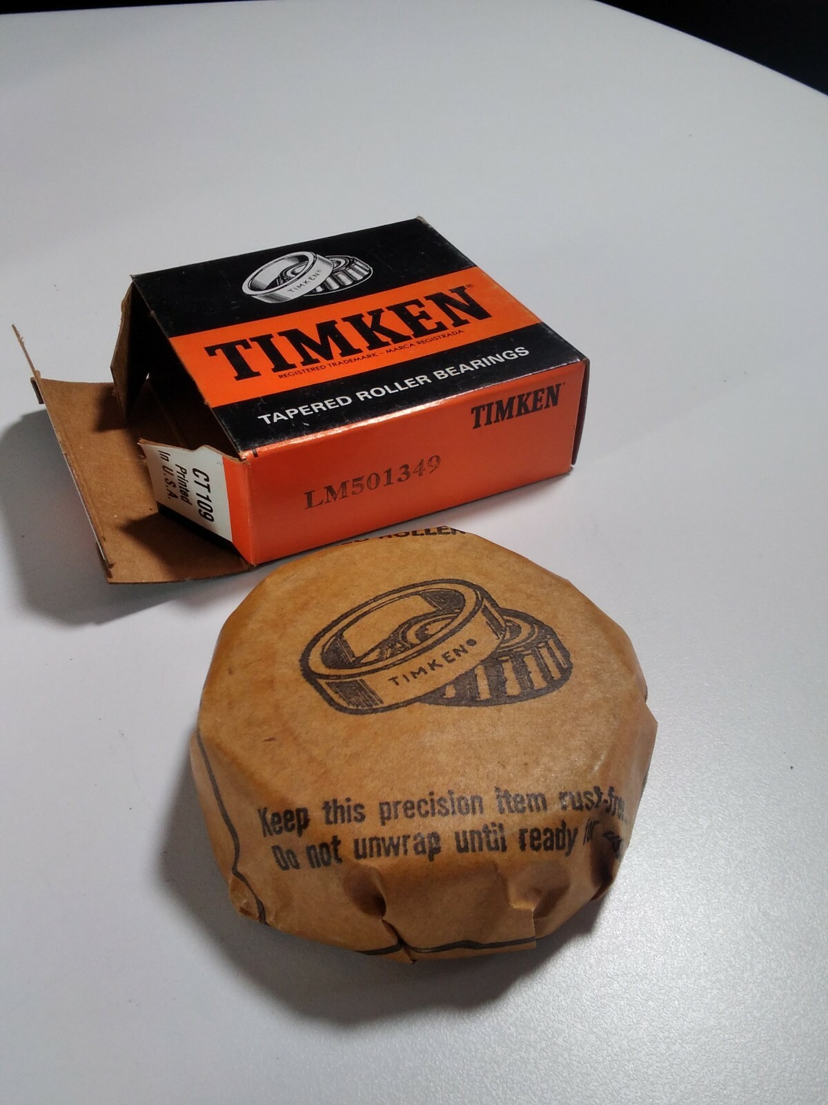 Timken LM501349 Tapered Roller Bearing NOS Vtg 1980s Quality Made in USA!