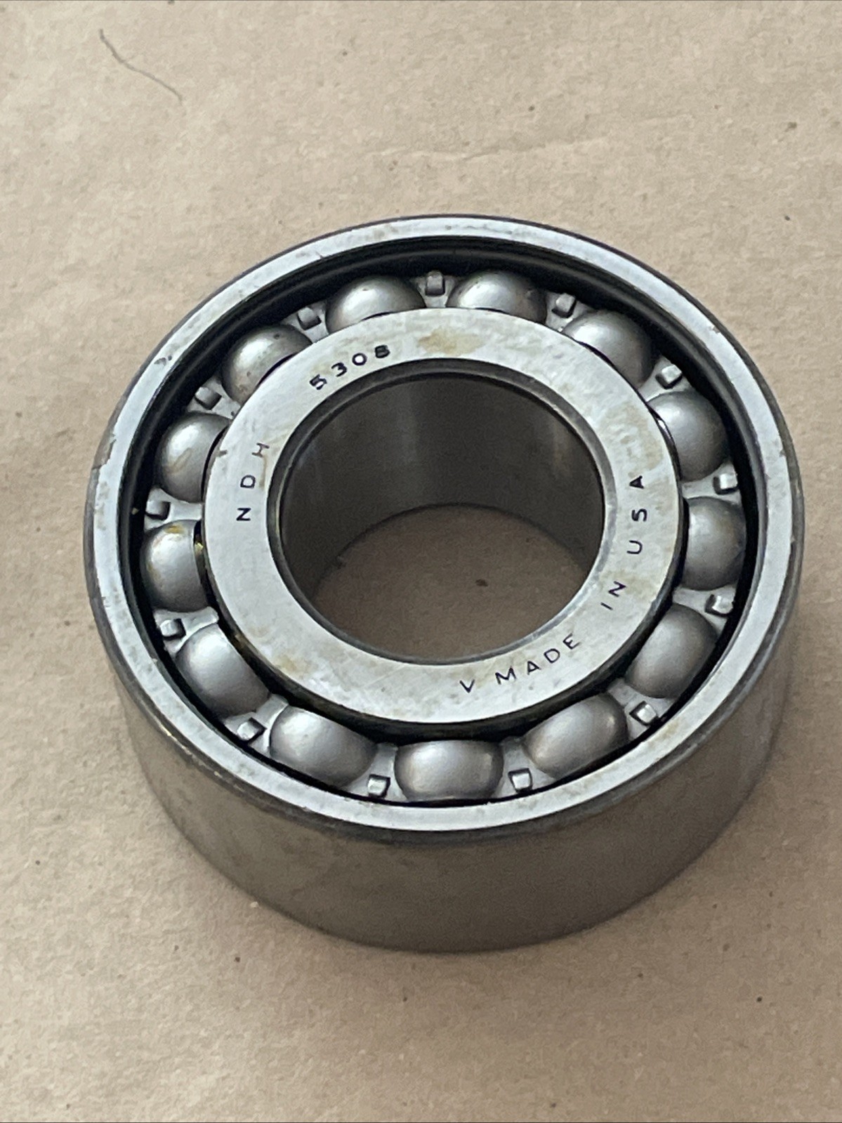 USA NDH 5308 Ball Bearing. 40mm ID x 90mm OD x 36.5 wide.