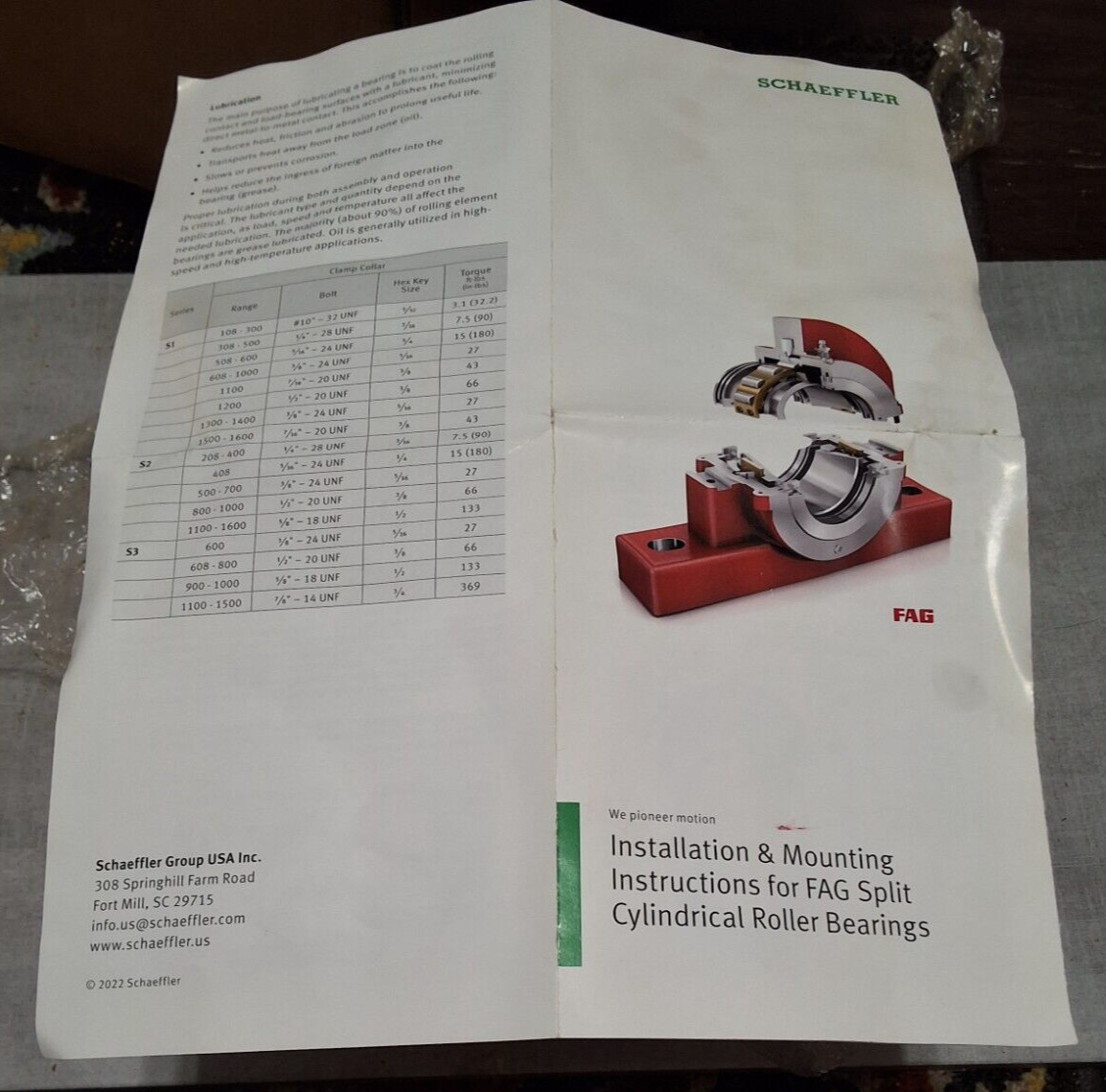 FAG S1BC-307-FL Roller Bearing Plummer Block Housing Unit