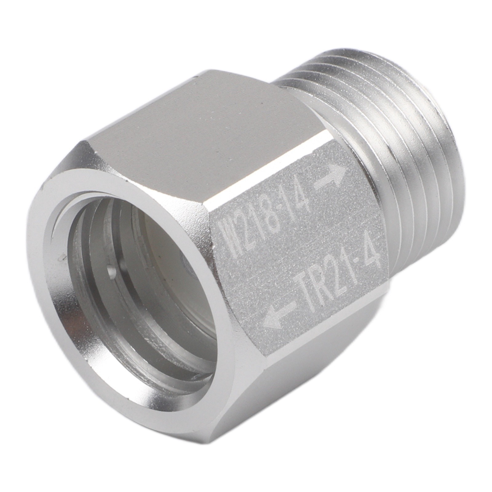 TR21-4 To W21.8-14 Adapter Aluminum Alloy Construction Compact Dimensions
