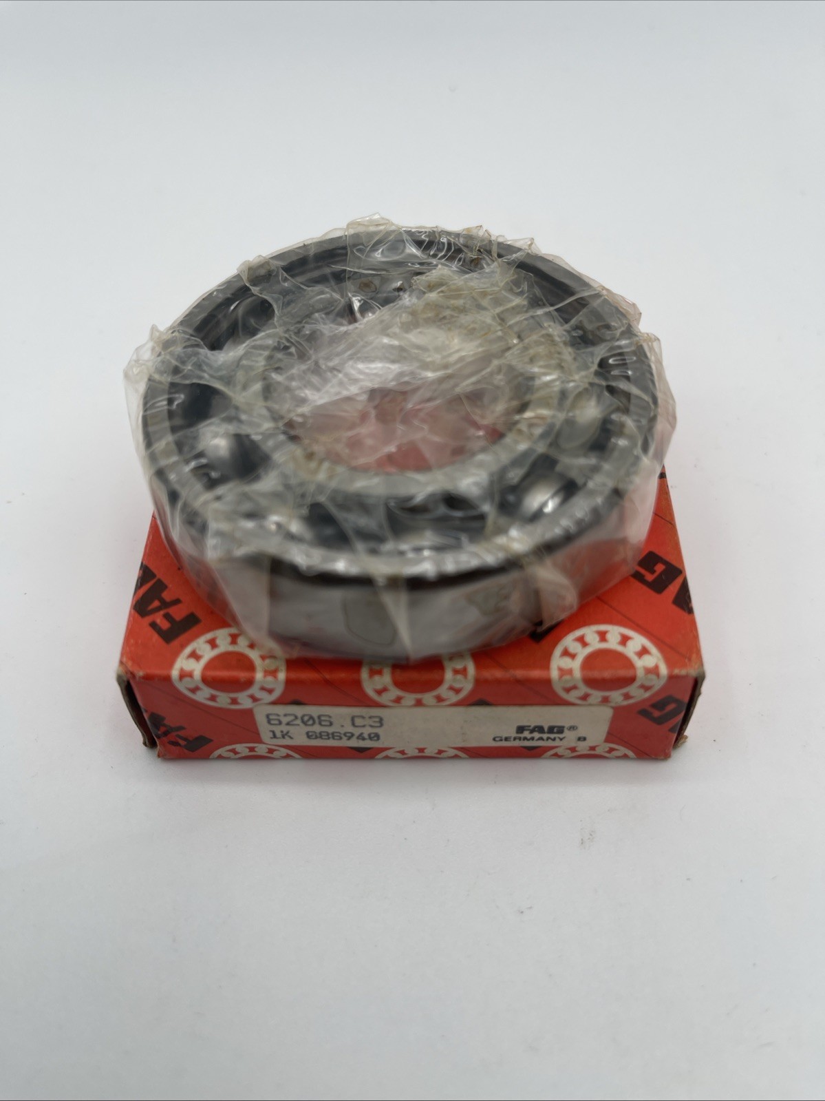 FAG 6206-C3 Deep Groove Ball Bearing 30mm Bore x 62mm OD x 16mm Width Industrial