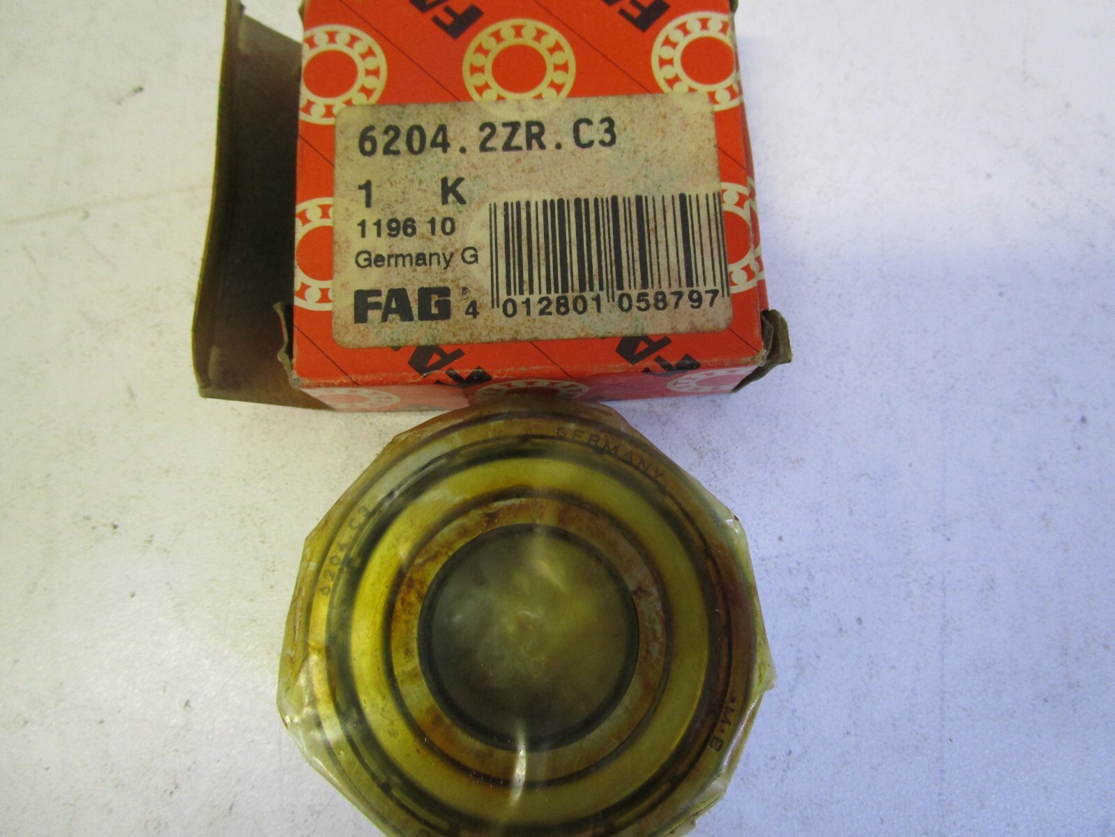 FAG 6204.2ZR.C3 BALL BEARING FREE SHIPPING!!!!!