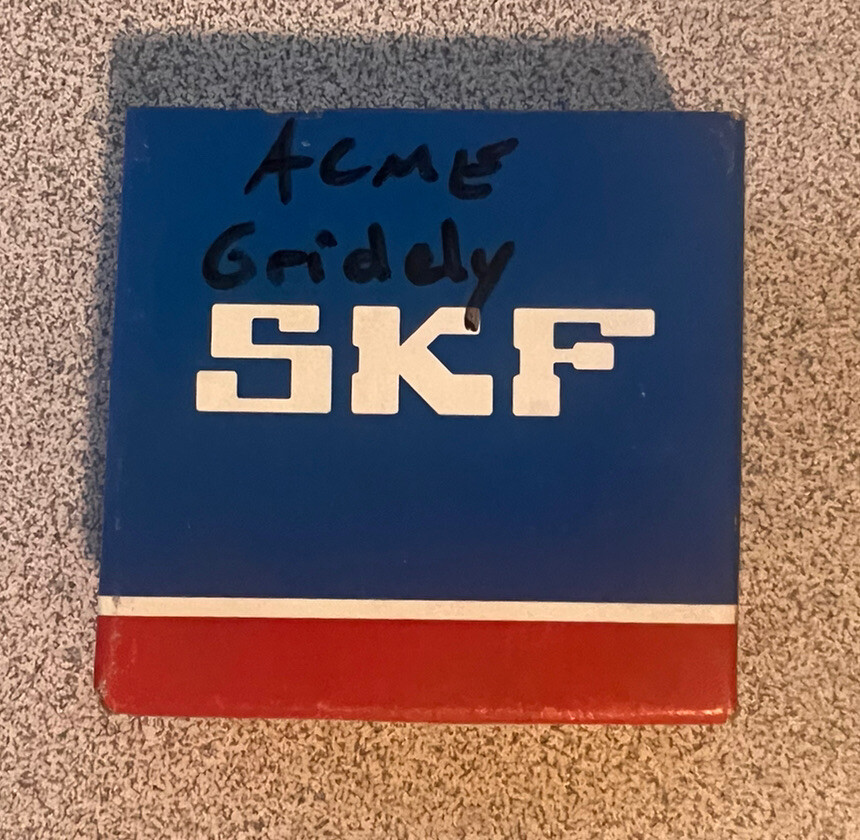 SKF 6206 2RSJEM Sealed Ball Bearing New Old Stock USA