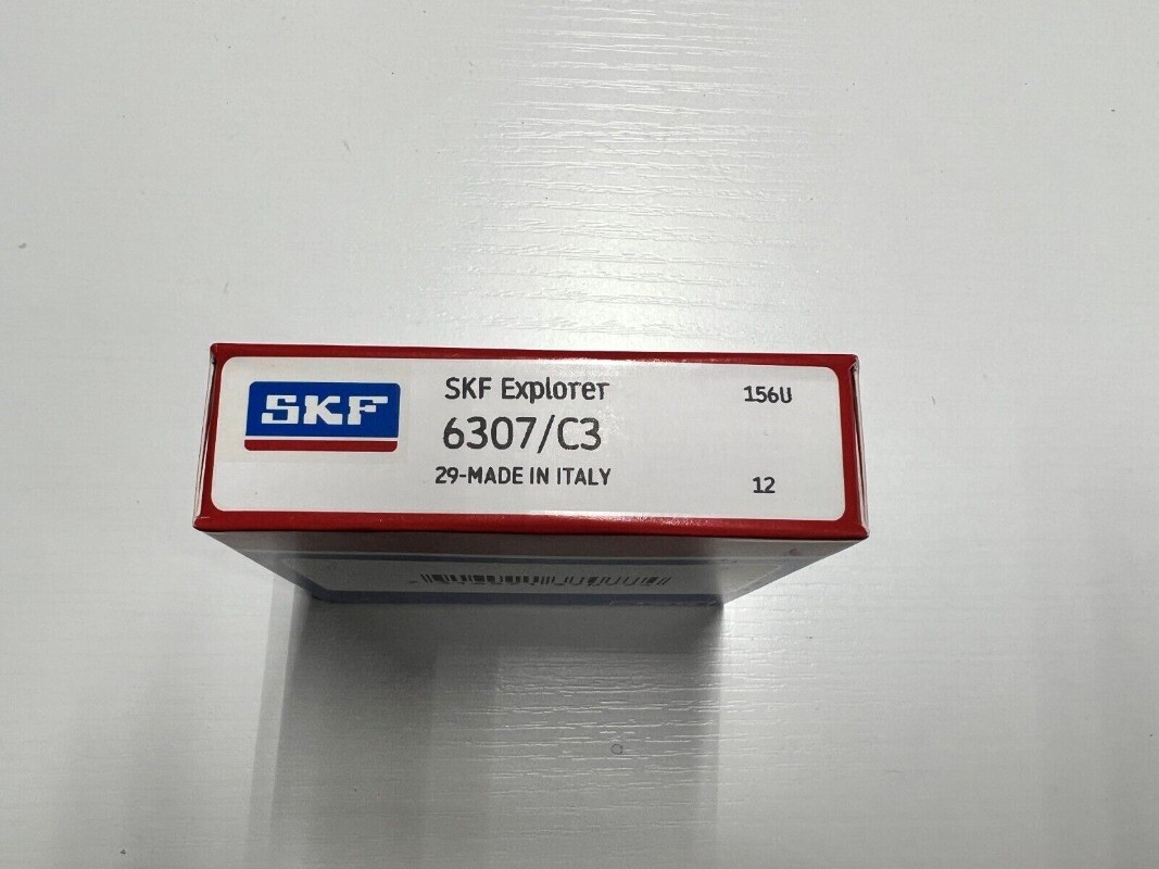 SKF 6307 C3 Deep Groove Ball Bearing 35x80x21mm New Free Shipping & Return Metal