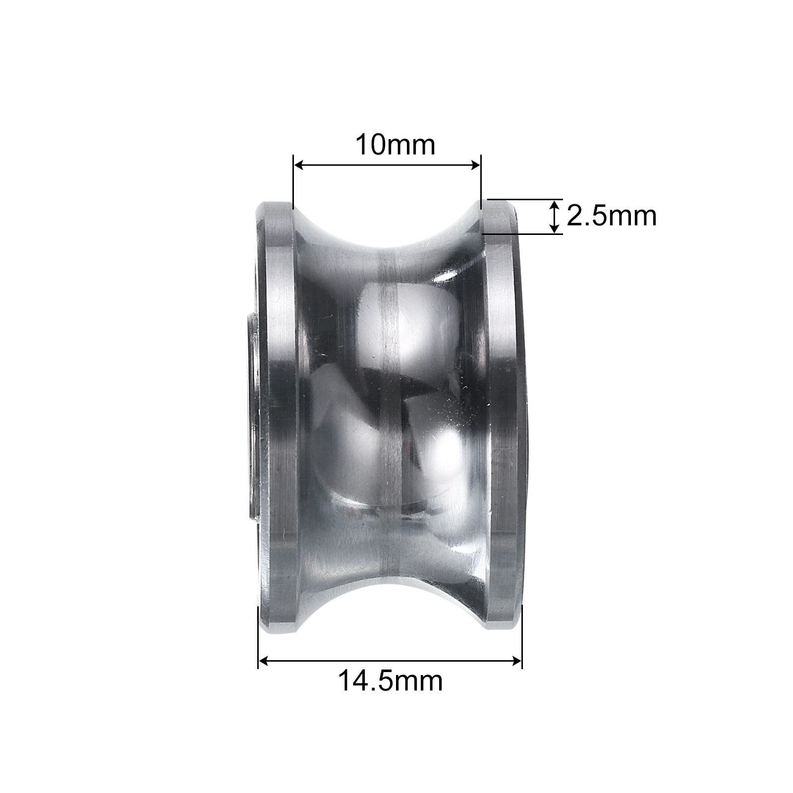 12pcs SG22 U Groove Track Guide Bearing 8×22.5×14.5mm U Groove Roller Wheel