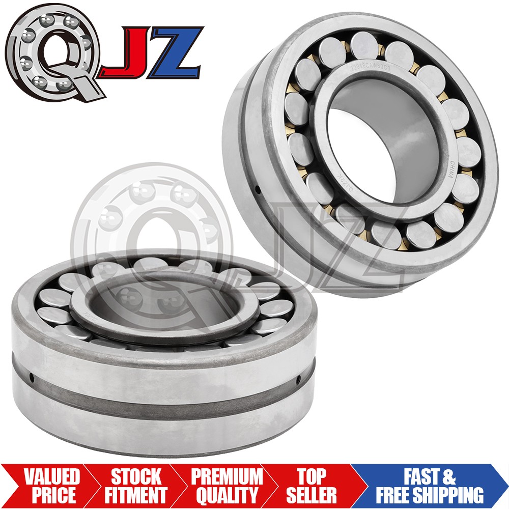 [Qty.2] 22318CAC3W33 Spherical Roller Bearing [ 90 mm ID x 190 mm OD x 64 mm W]