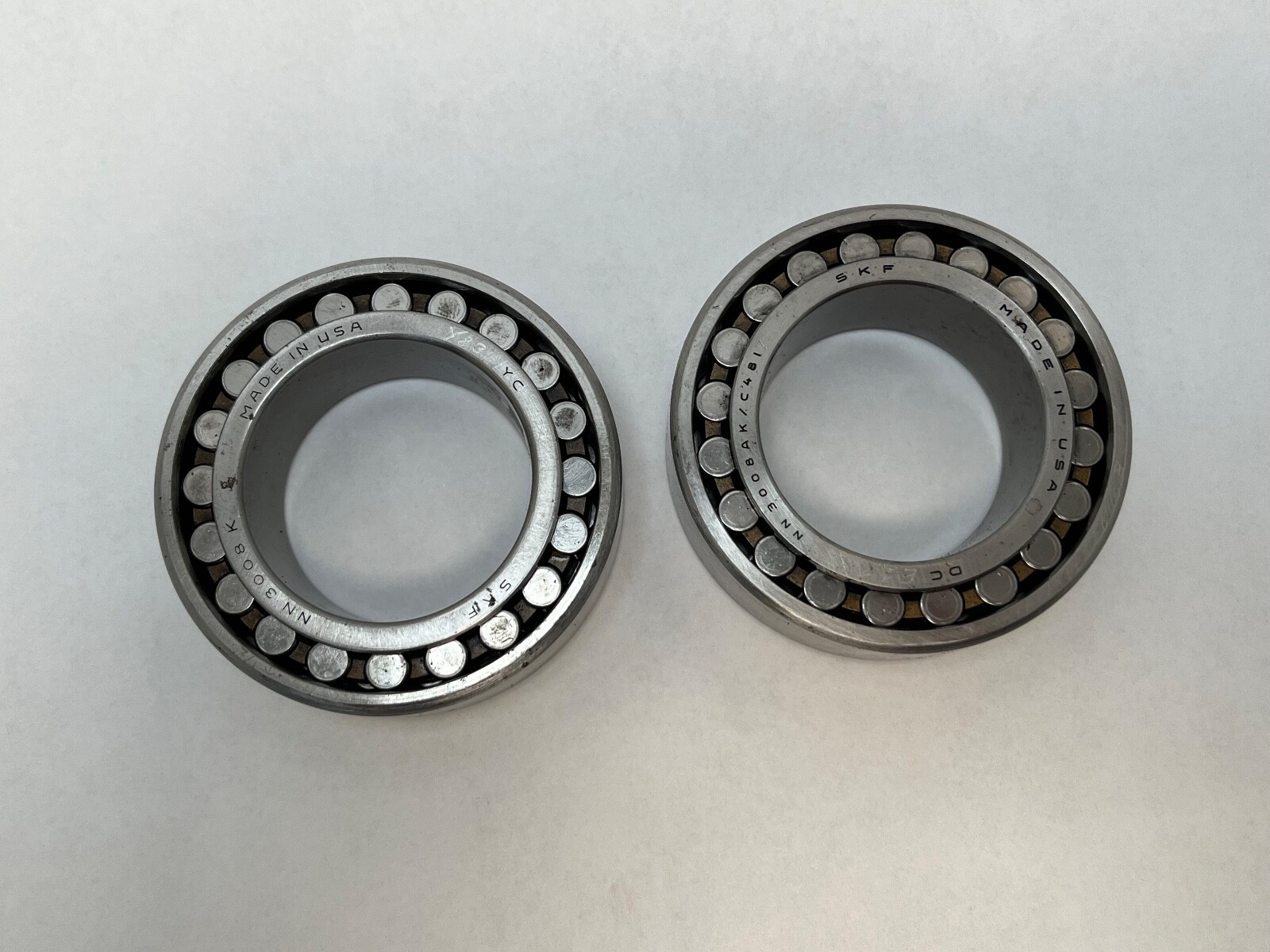 SKF NN-3008-AKMC/C481 Bearing 40x68x21 mm NN3008 NN-3008-A-K-M-P5 C481 USA 2 Pcs