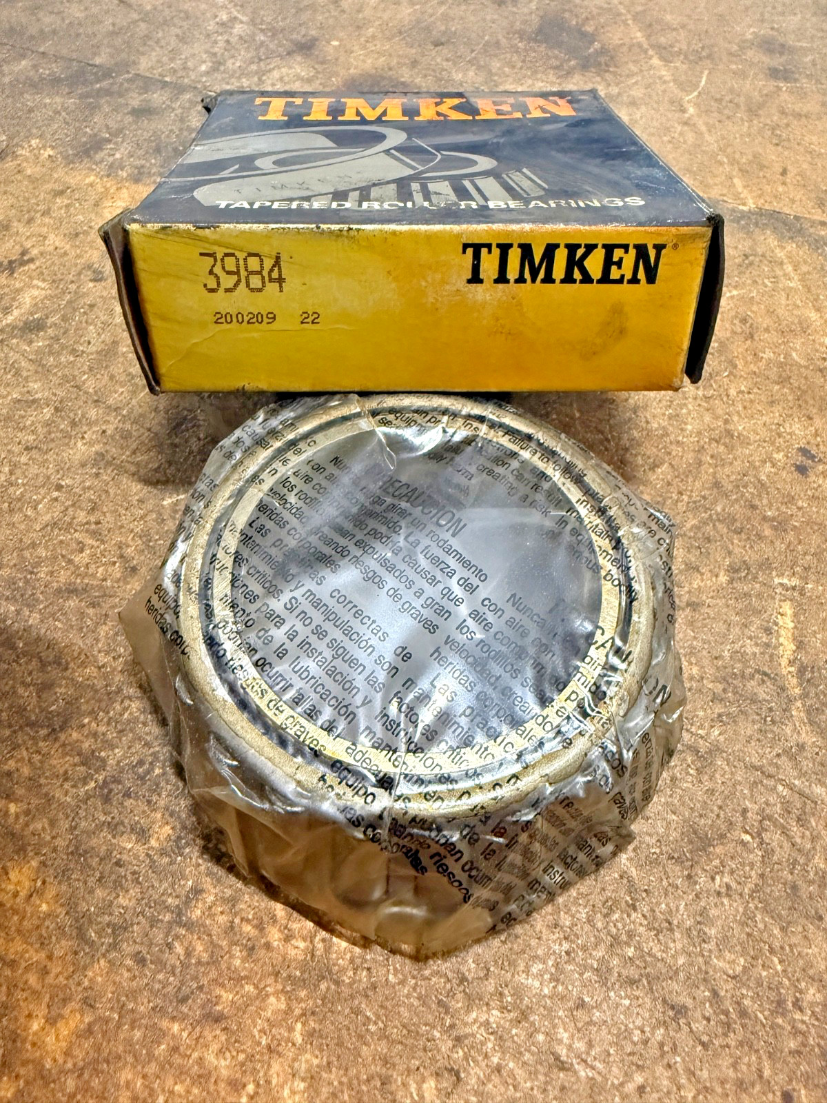 Timken 3984 Tapered Roller Bearing (NEW)