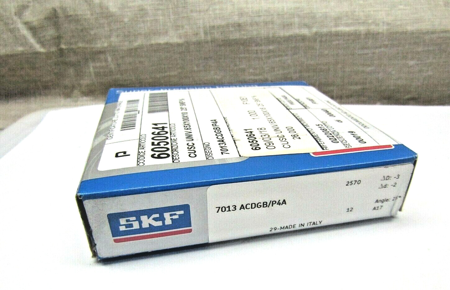 SKF 7013ACDGB/P4A Super Precision Bearing 65mm x 100mm x 18mm NEW IN BOX