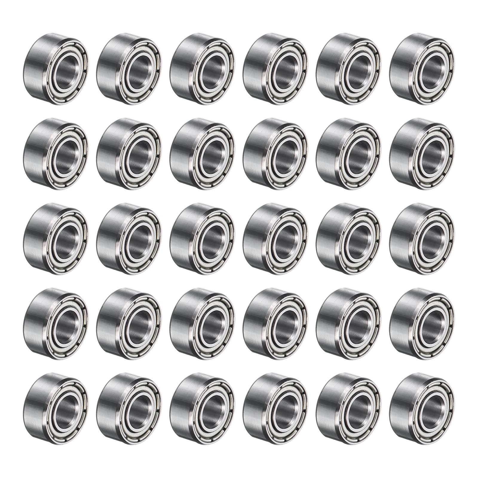 30pcs 684ZZ 4x9x4mm Shielded Ball Bearings, P0 (ABEC 1) for
