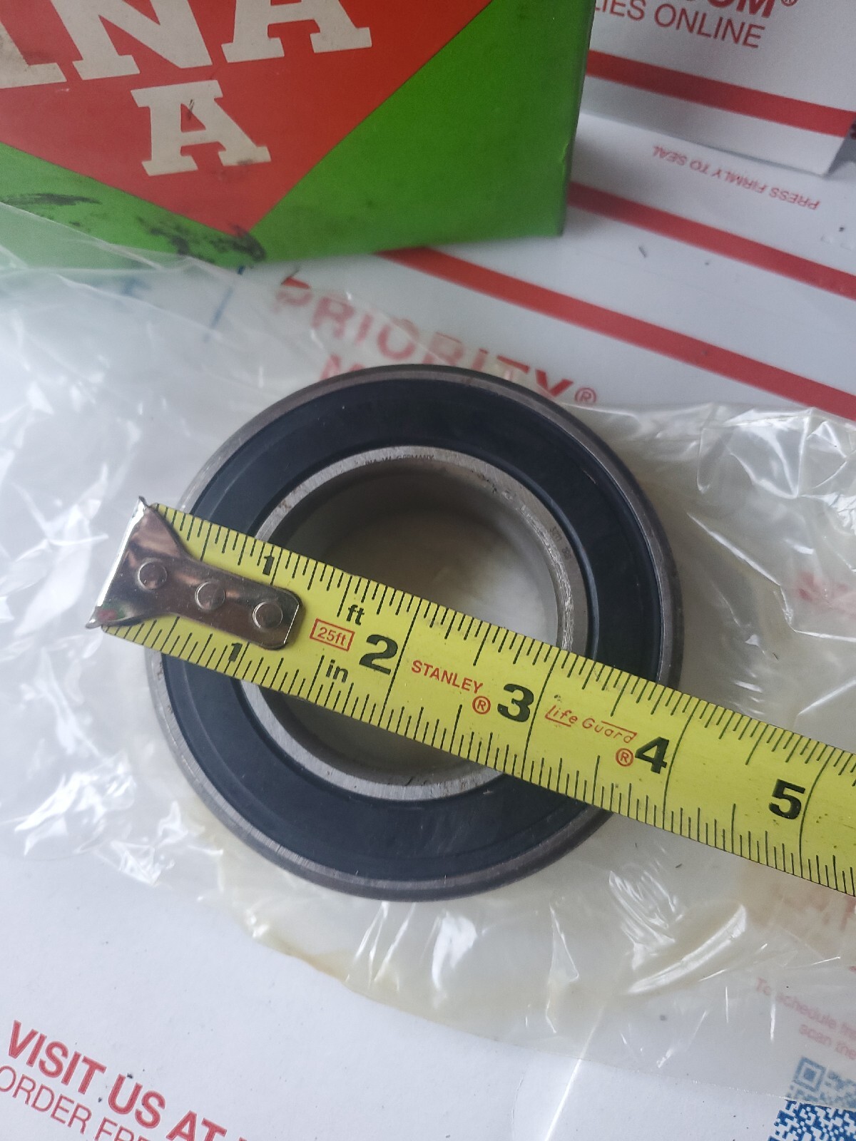 INA 3211-2RS 55mm X 100mm X 33.3mm Sealed Angular Bearing NEW, B3