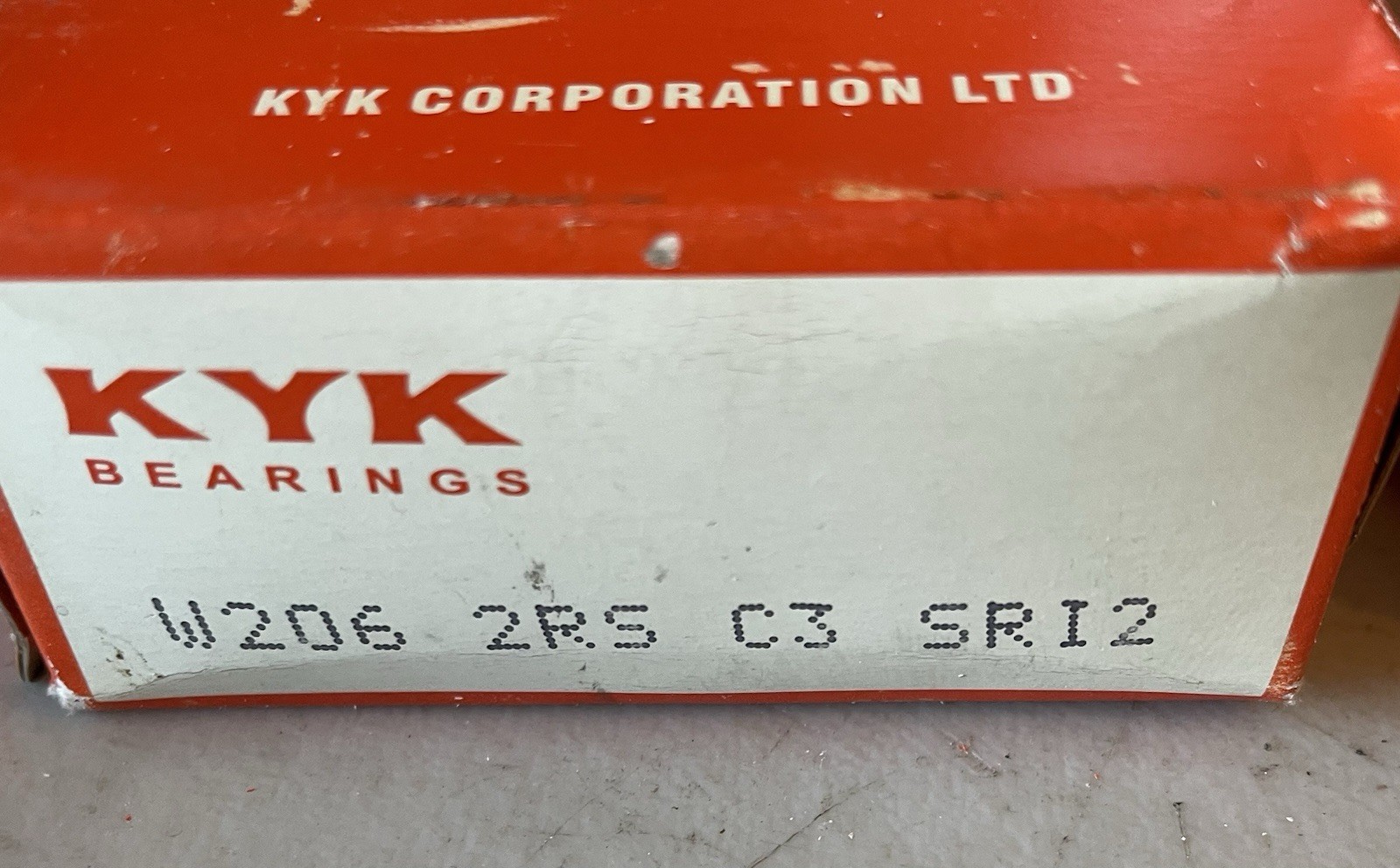 KYK W206 2RS C3 SRI2 Bearing