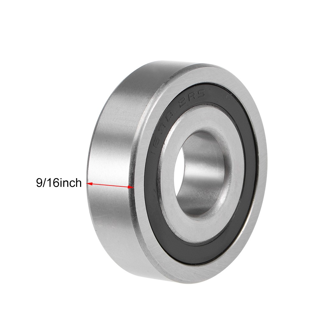 4 Pack 1638-2RS Deep Groove Ball Bearings Z2 3/4 x 2 x 9/16inch Double Sealed