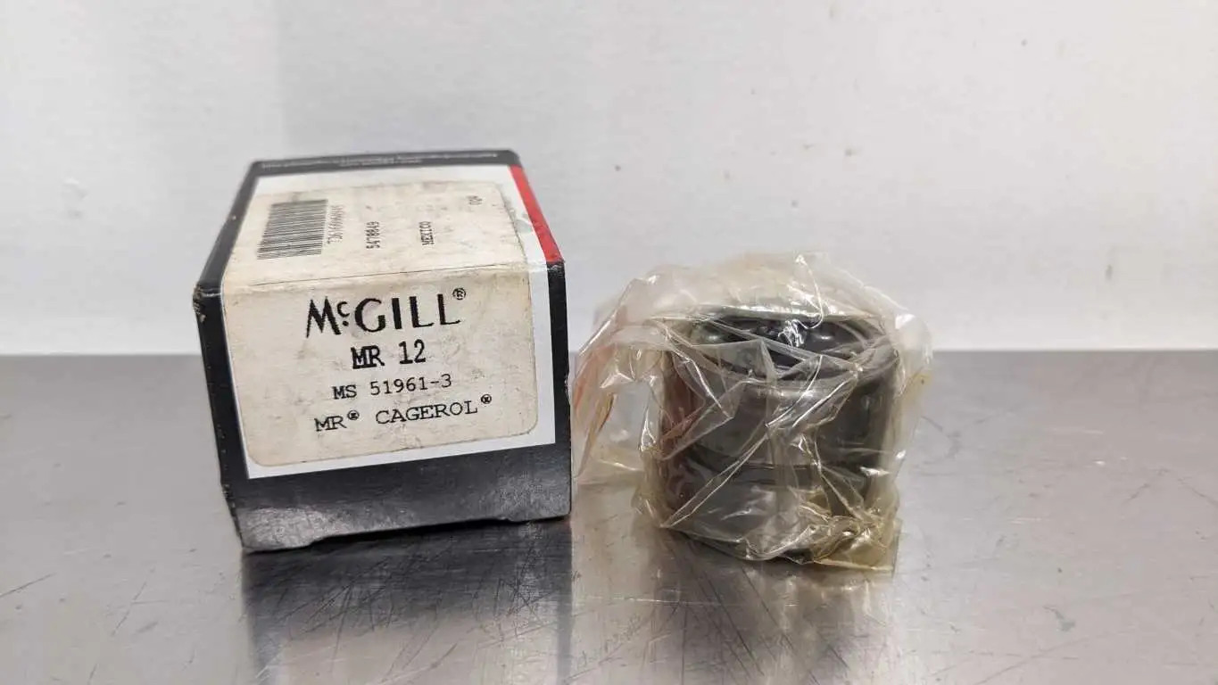 McGill MR 12 Cagerol Machined Race Radial Needle Roller Bearing .75″ 1.25″ 1″