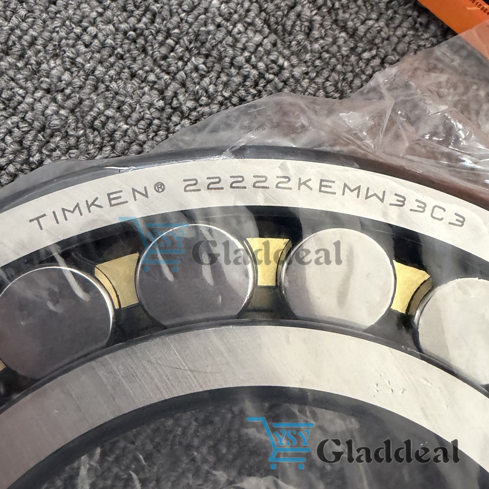 New Spherical Roller Bearing 22222KEMW33C3 for Timken 110 x 200 x 53 mm