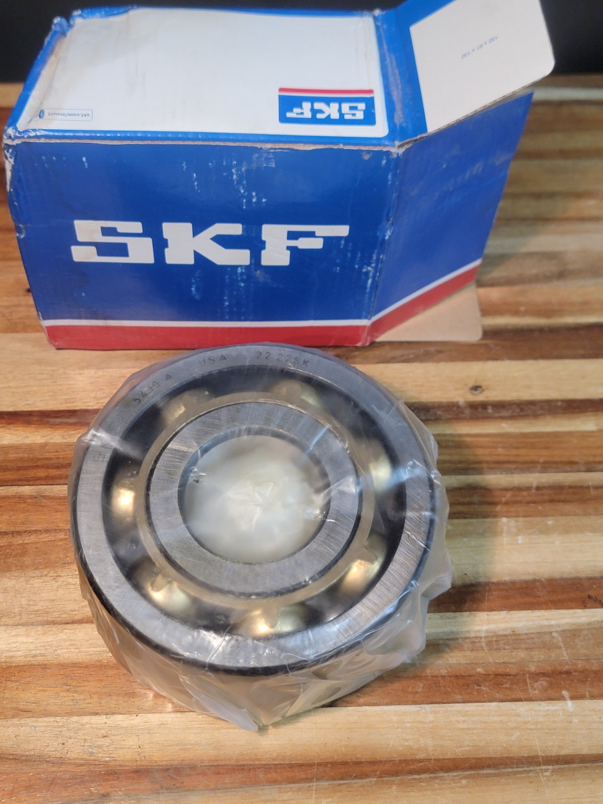 SKF 5410 A Double Row Angular Contact Ball Bearing – 50mm ID x 130mm OD