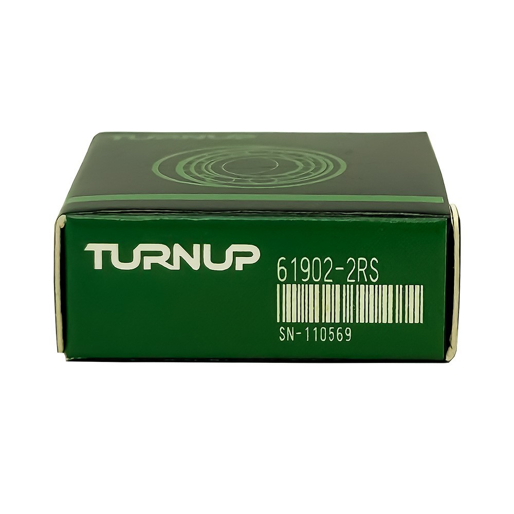 2 Pack TURNUP 61902-2RS 15x28x7mm Double Rubber Sealed Deep Groove Ball Bearings