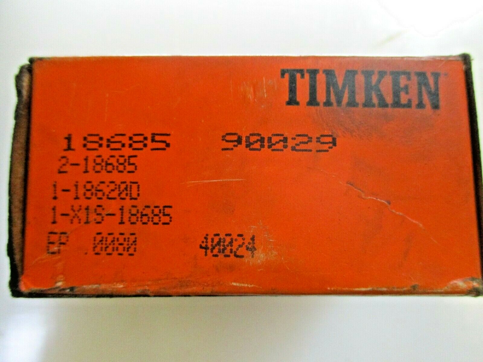 NEW TIMKIN TAPERED ROLLER BEARING ASSEMBLY 18685 90029