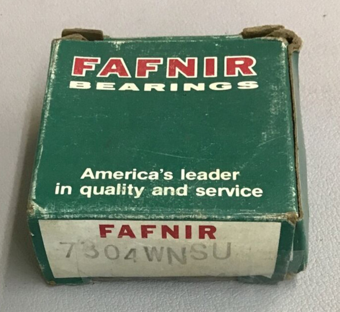 Fafnir 7304WNSU Single Row Angular Contact Bearing (B24)