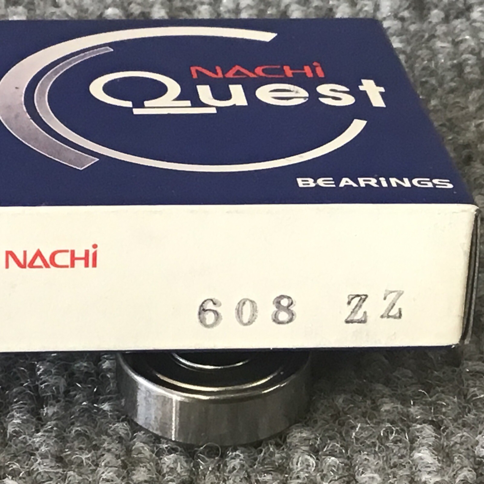 Lot Of 10 Nachi 608-ZZ Shielded Deep Groove Ball Bearing 8mm x 22mm x 7mm New